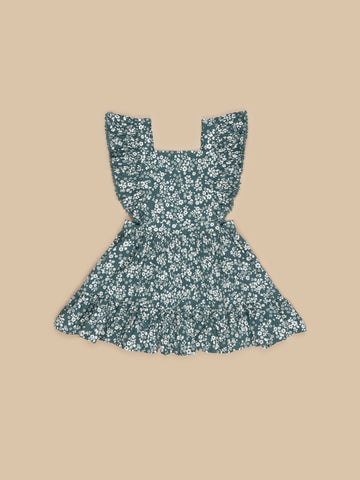 Floral Pine Frill Playsuit