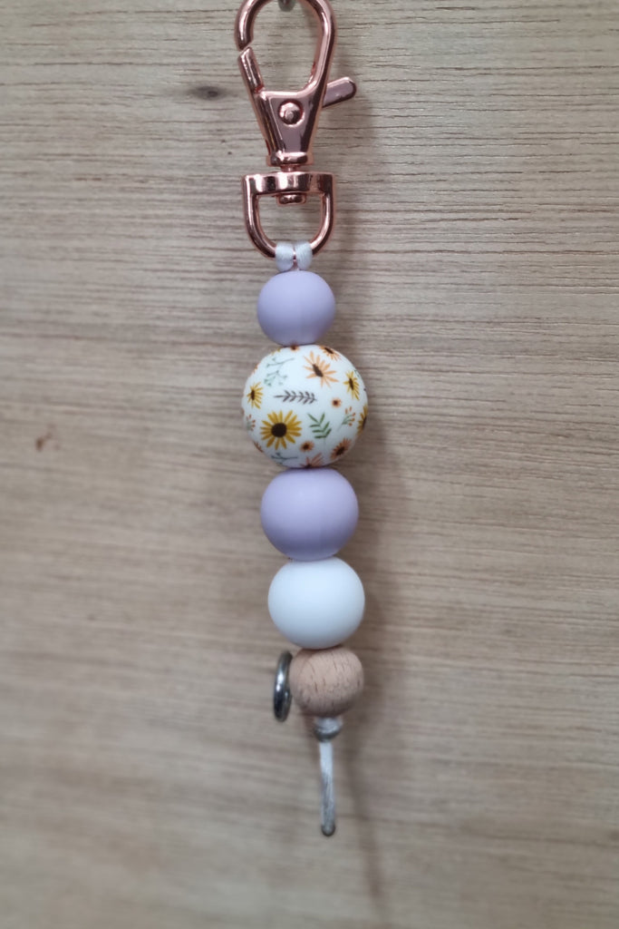 Lilac Summer Keychain