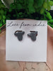 Grey Cow Stud Earring