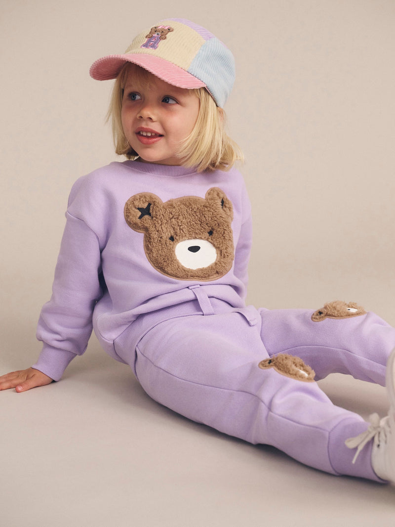 ORCHID FURRY HUXBEAR SWEATSHIRT