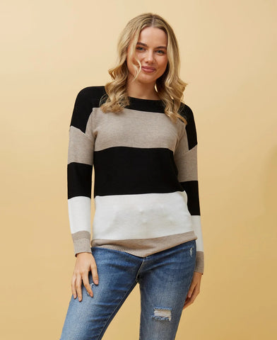 Peggy Side Zip Knit Top