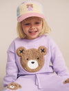 ORCHID FURRY HUXBEAR SWEATSHIRT