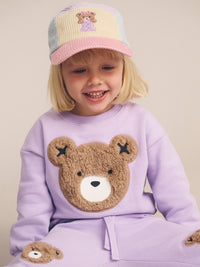 ORCHID FURRY HUXBEAR SWEATSHIRT
