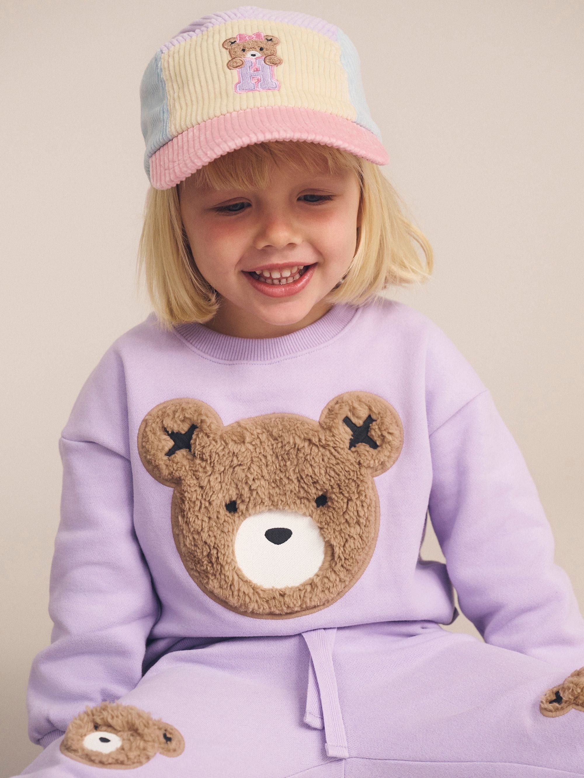 ORCHID FURRY HUXBEAR SWEATSHIRT