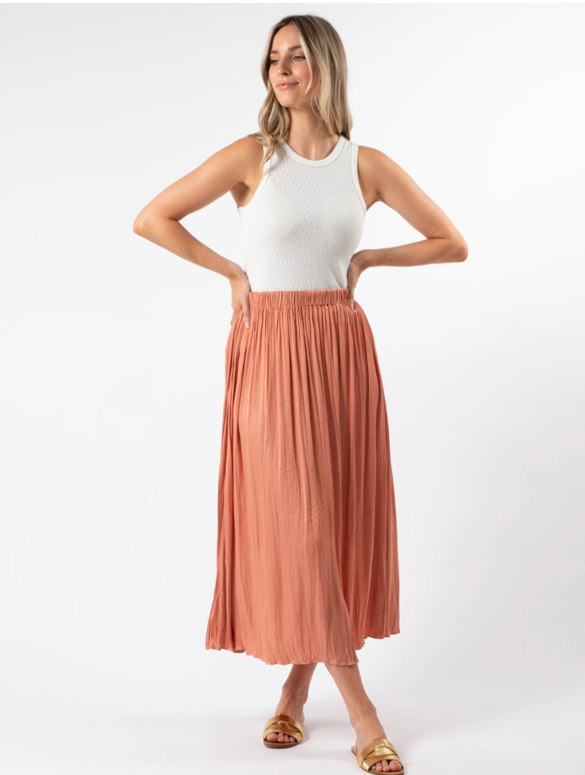 Everyday Skirt- Vintage Rose
