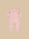 SMILE FLORAL ZIP ROMPER