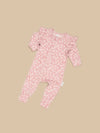SMILE FLORAL ZIP ROMPER