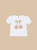 SMILE FLOWER PUFF T-SHIRT