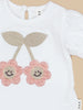 SMILE FLOWER PUFF T-SHIRT