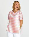 MIA SPLIT HEM TEE