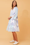 PAGET BOHO TIERED SHORT DRESS