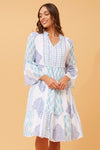 PAGET BOHO TIERED SHORT DRESS