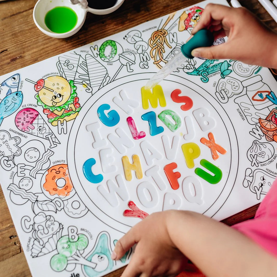 Sensory Mat- Alphabet Soup
