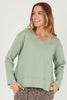 Panel Hem Detail Top - Green