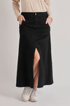 Front Split Maxi Skirt