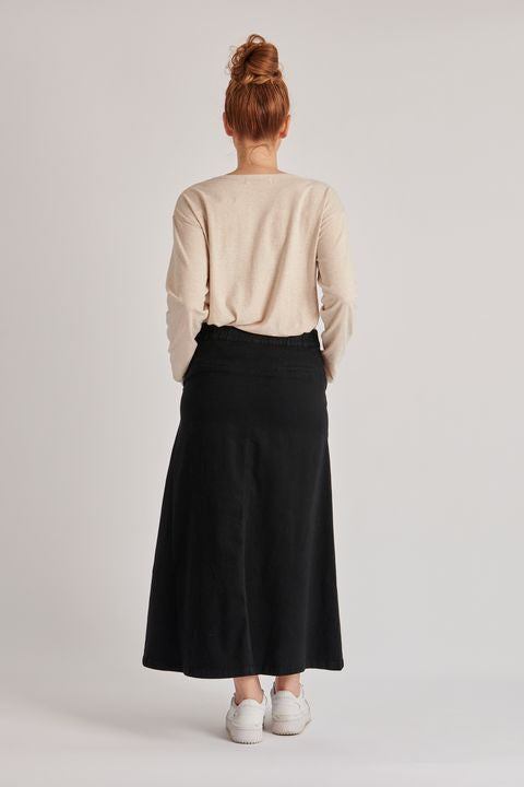 Front Split Maxi Skirt