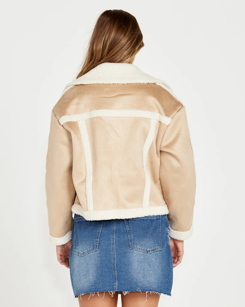 Aviator jacket cropped online