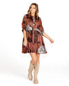 Sindi Shirt Dress - Leopard Mix Print
