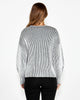 Lisette Chunky Rib Knit - Black/ White