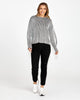 Lisette Chunky Rib Knit - Black/ White