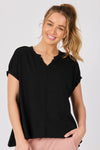 Gathered Back Tee