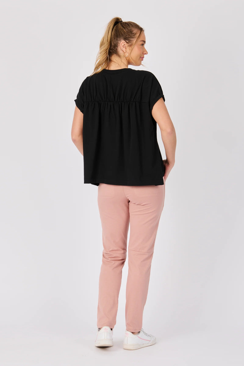 Gathered Back Tee