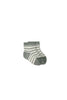 Rocco Stripe Crew Socks - Sage/Cloud