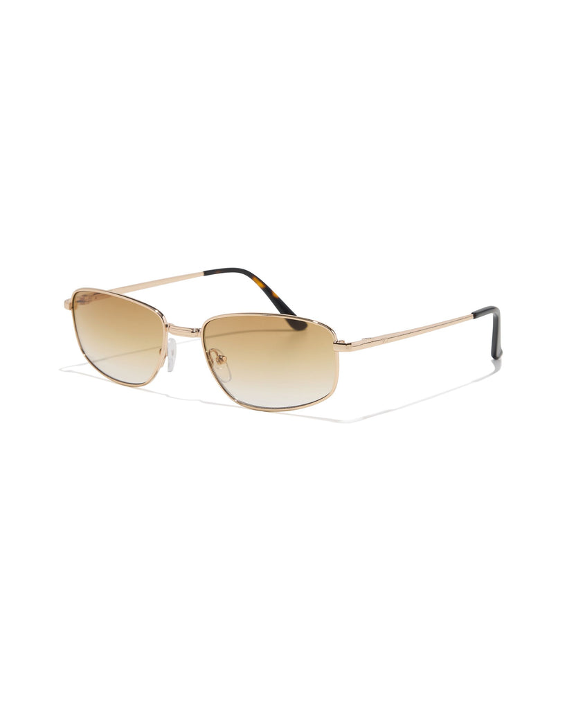 Lee Sunglasses-polished gold / amber