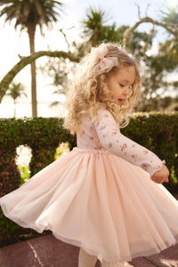 Anna Tulle Dress - Petite Fleur Soft Peony