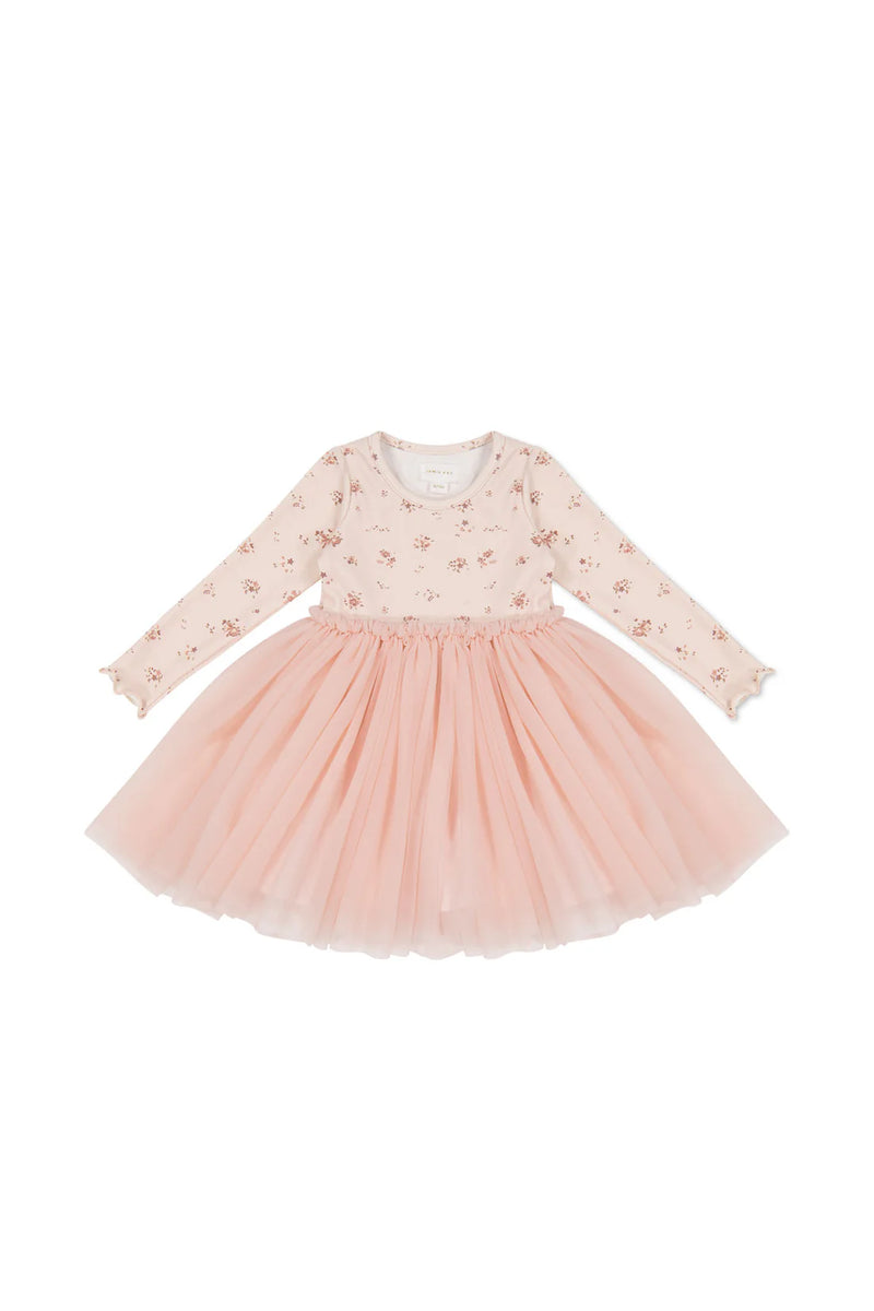 Anna Tulle Dress - Petite Fleur Soft Peony