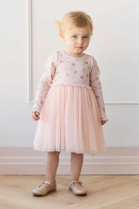 Anna Tulle Dress - Petite Fleur Soft Peony
