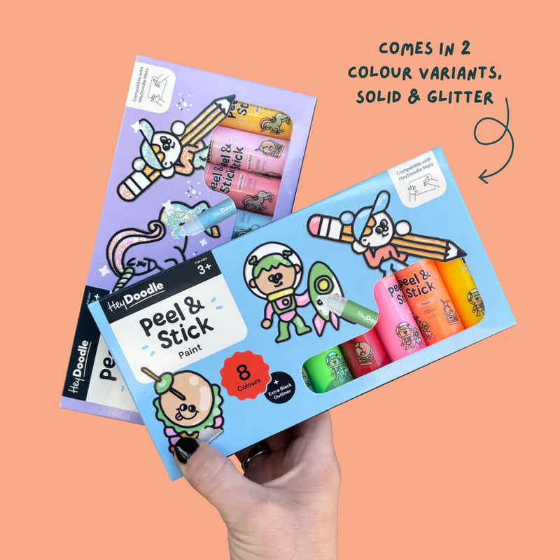 Peel & Stick Solid Paint - Easy Peel and Stickable Colours