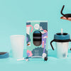 Little Stackers Weighted Straw Sippy Cup Two Pack