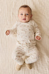 Organic Cotton Baker Long Sleeve Pyjama Set - Lapin Jardin Crisp