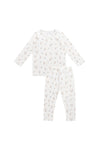 Organic Cotton Baker Long Sleeve Pyjama Set - Lapin Jardin Crisp