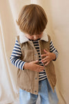 Spencer Vest - Brioche/Pecan