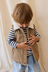 Spencer Vest - Brioche/Pecan