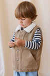 Spencer Vest - Brioche/Pecan