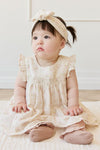 Organic Cotton Muslin Tiana Dress - Emelia Pink
