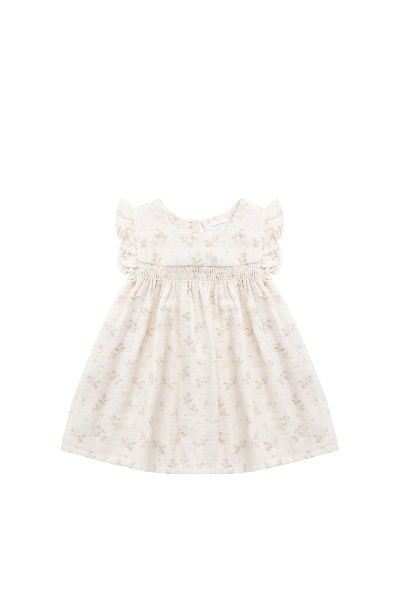 Organic Cotton Muslin Tiana Dress - Emelia Pink