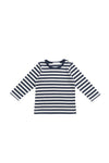 Sleeve Top - Essential Stripe Charter/Cloud