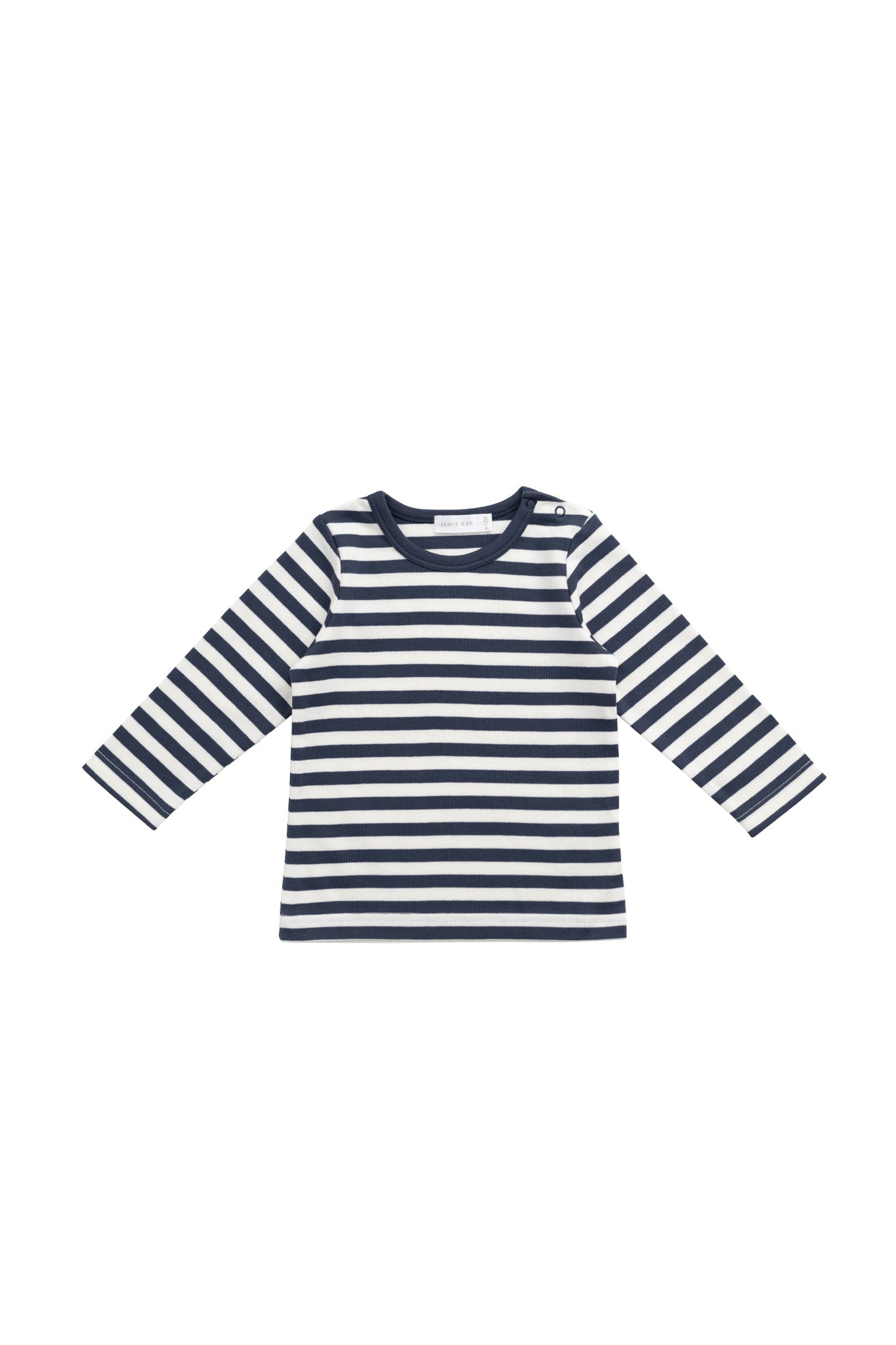 Sleeve Top - Essential Stripe Charter/Cloud