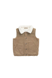 Spencer Vest - Brioche/Pecan
