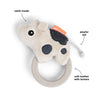Dotti Sensory Rattle with Teether