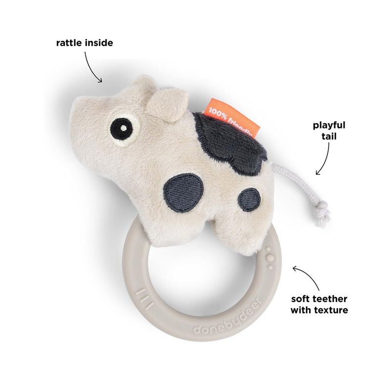 Dotti Sensory Rattle with Teether