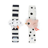 Pink Birdy Wrist Rattle 2 Piece Set