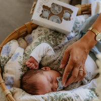 FRIGG Baby's First Pacifier - 4-Pack - Moonlight Sailing