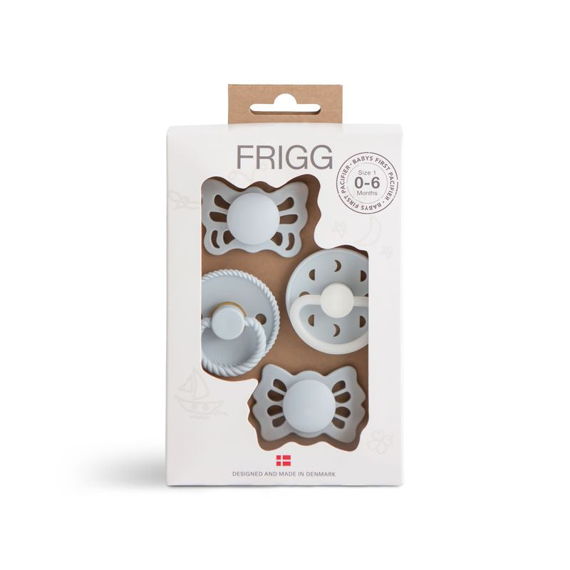 FRIGG Baby's First Pacifier - 4-Pack - Moonlight Sailing