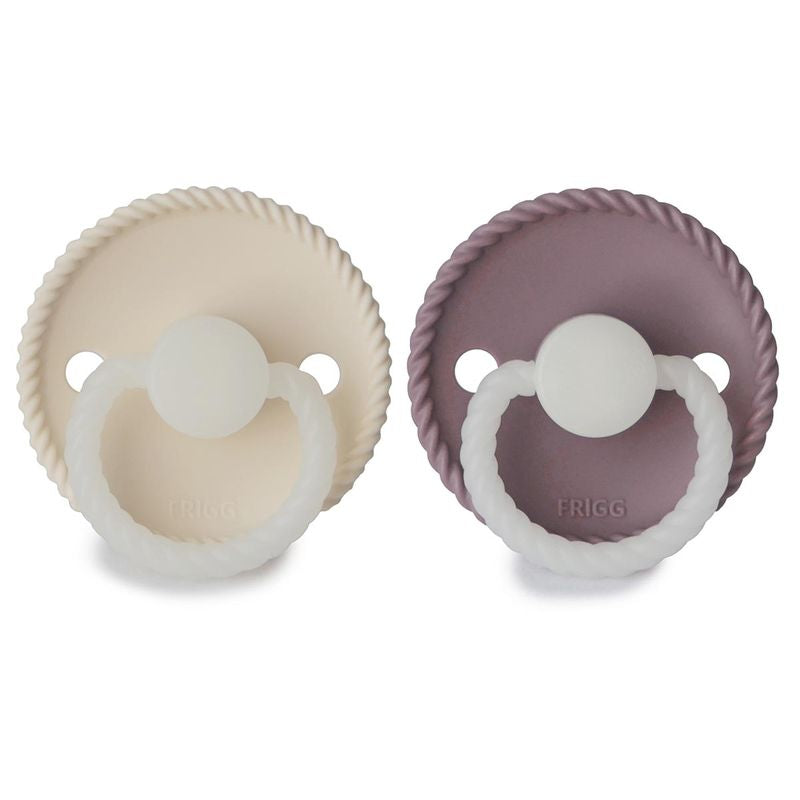 FRIGG Night Pacifier 2 Pack Silicone