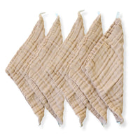 Organic Cotton Reusable Baby Wipes (5-Pack)